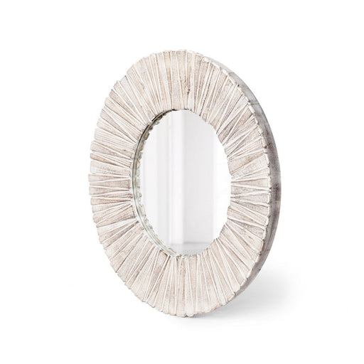 Park Hill Collection Lodge Wood Slat Round Mirror EWI20237 Park Hill Collection