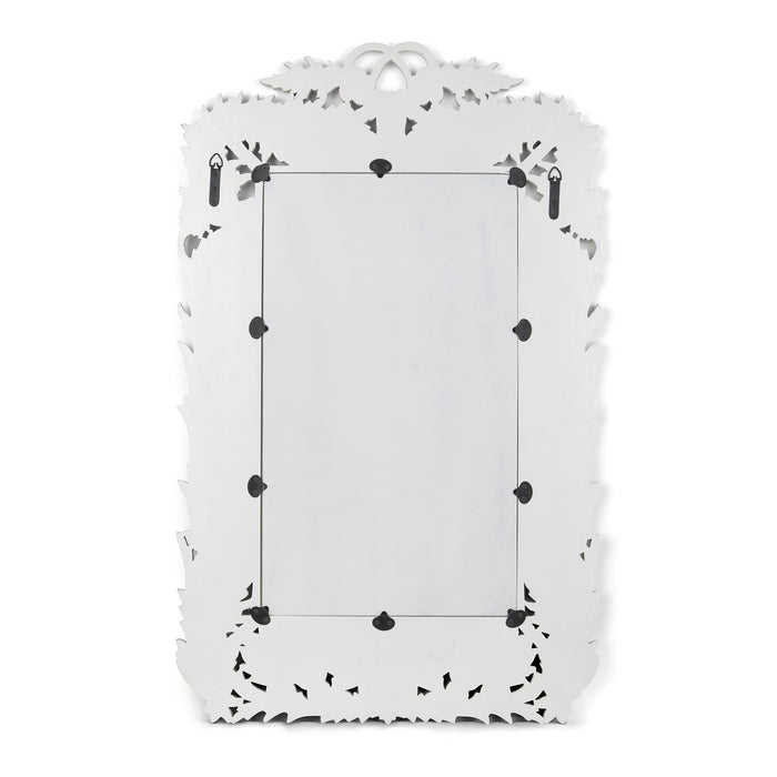 Park Hill Collection Laurelcrest Mirror – White (view 6)