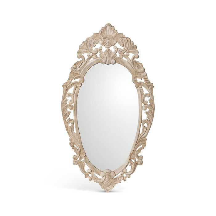 Park Hill Collection Country French Auvergne Hand Carved Wood Mirror EWI26056 Park Hill Collection