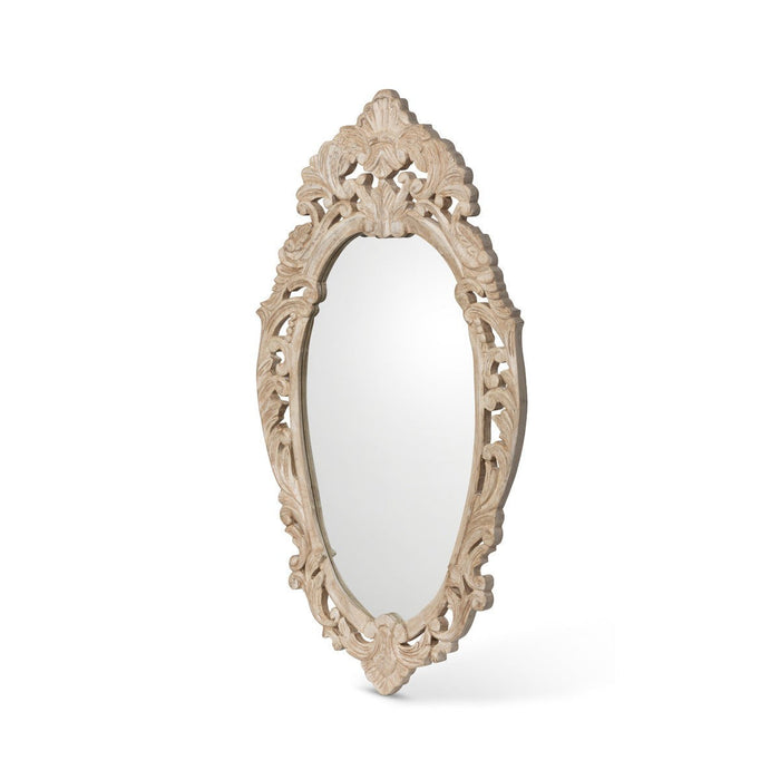 Park Hill Collection Country French Auvergne Hand Carved Wood Mirror EWI26056 Park Hill Collection