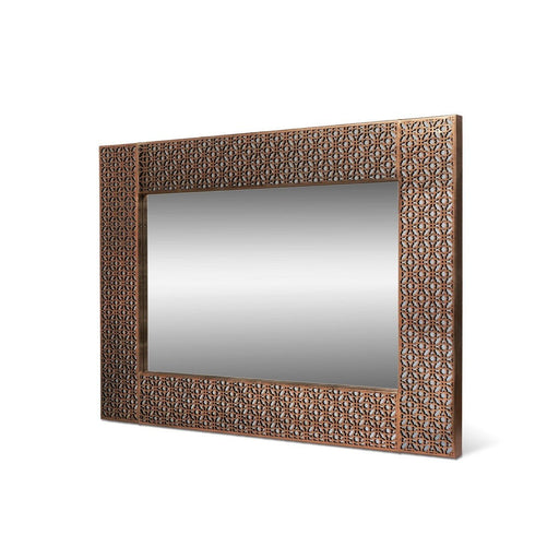Park Hill Collection Sahara Leather Framed Mirror EWI26322 Park Hill Collection