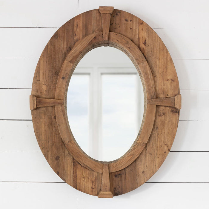 Park Hill Collection Coastal Cottage Oval Estate Window Frame Mirror EWM81974 Park Hill Collection