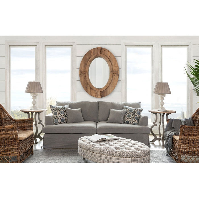 Park Hill Collection Coastal Cottage Oval Estate Window Frame Mirror EWM81974 Park Hill Collection