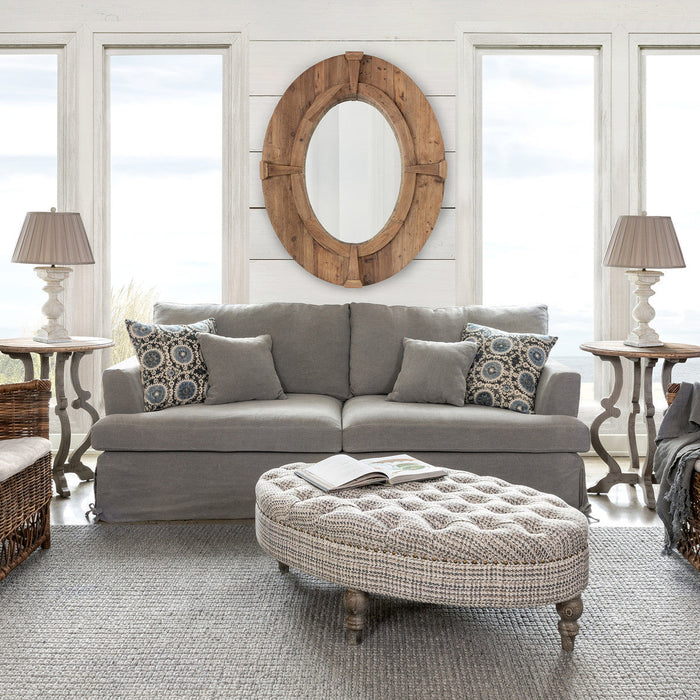 Park Hill Collection Coastal Cottage Oval Estate Window Frame Mirror EWM81974 Park Hill Collection