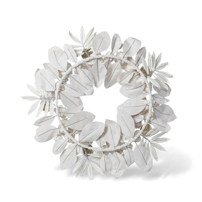 Park Hill Collection Country French Upcycled Tent Canvas Floral Wreath EWW20898 Park Hill Collection