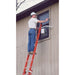 Vestil EXL-24 fiberglass extension ladders with aluminum rings - view 3