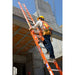 Vestil EXL-24 fiberglass extension ladders with aluminum rings - view 5