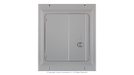 Eaton BR 125A 8-Space 16-Circuit Indoor Main Lug Loadcenter with Surface Door for Critical Loads or Small Main Panel - Urban Supply Inc