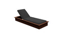 Ledge Lounger Echo Chaise — Harvest Base-4608 Black Fabric