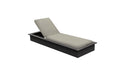 Ledge Lounger Echo Chaise — Fog Base-4630 Cadet Grey Fabric