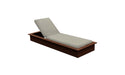 Ledge Lounger Echo Chaise — Harvest Base-4630 Cadet Grey Fabric