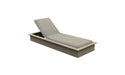 Ledge Lounger Echo Chaise — Wheat Base-4630 Cadet Grey Fabric