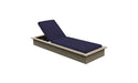 Ledge Lounger Echo Chaise — Wheat Base-4646 Captain Navy Fabric