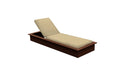 Ledge Lounger Echo Chaise — Harvest Base-4633 Linen Fabric