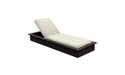 Ledge Lounger Echo Chaise — Flint Base-4642 Oyster Fabric