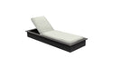 Ledge Lounger Echo Chaise — Fog Base-4651 Silver Fabric