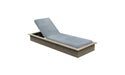 Ledge Lounger Echo Chaise — Wheat Base-4636 Storm Fabric