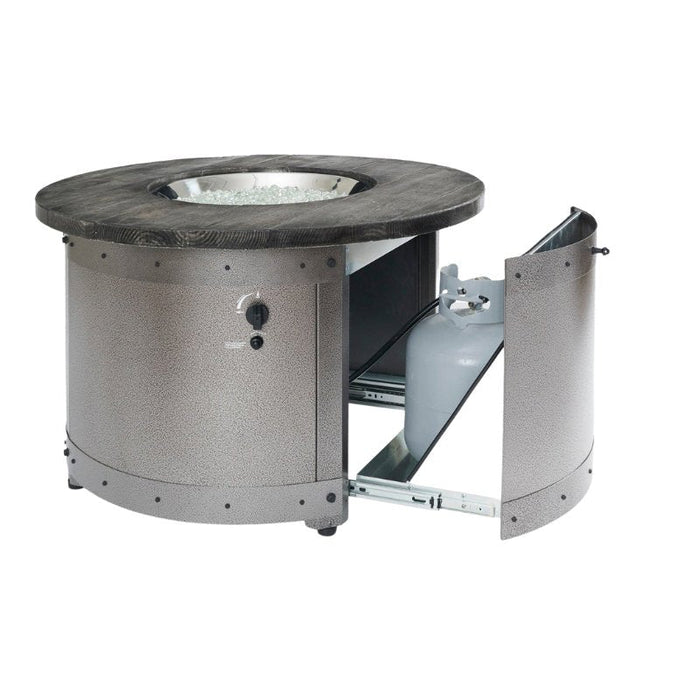 The Outdoor Greatroom Edison Round Gas Fire Pit Table | ED-20