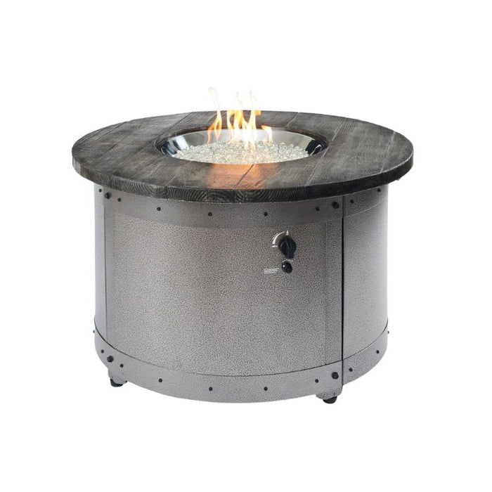 The Outdoor Greatroom Edison Round Gas Fire Pit Table | ED-20