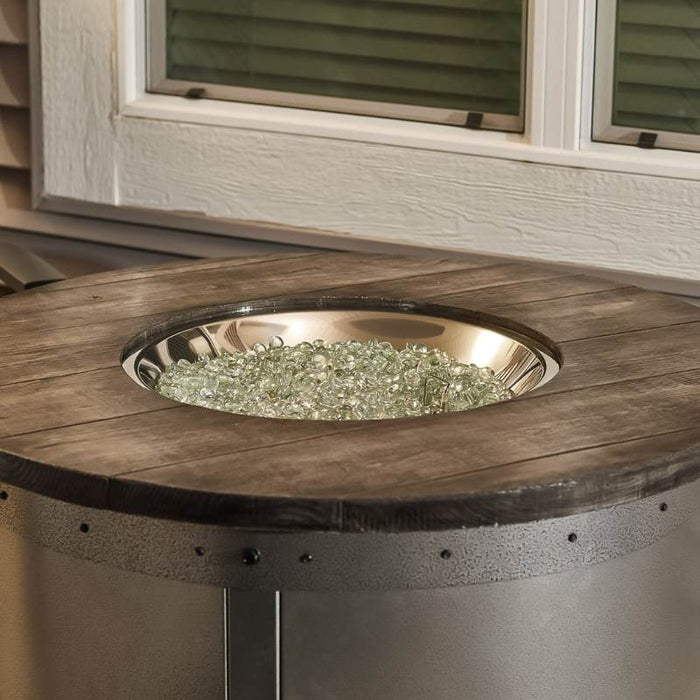 The Outdoor Greatroom Edison Round Gas Fire Pit Table | ED-20
