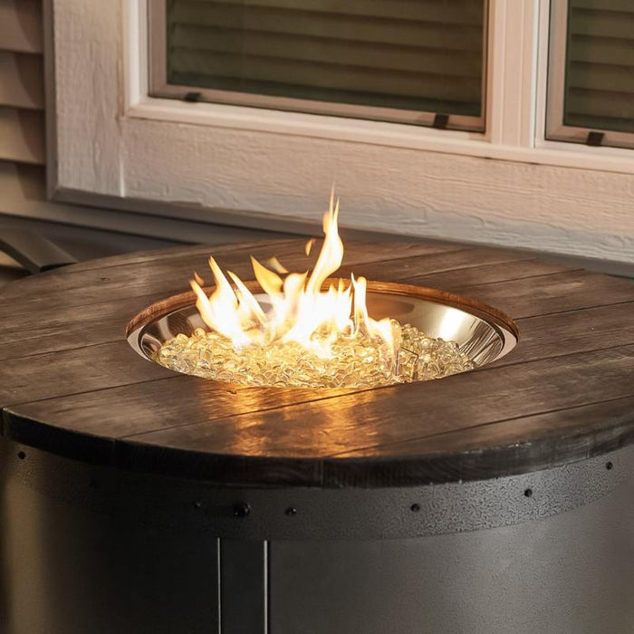 The Outdoor Greatroom Edison Round Gas Fire Pit Table | ED-20