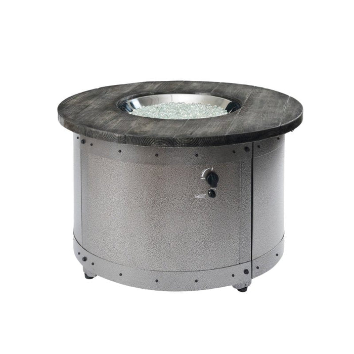 The Outdoor Greatroom Edison Round Gas Fire Pit Table | ED-20