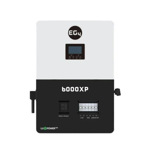 Green Vista Living EG4 6K XP Off-Grid Inverter 6,000W Output | 48V 120/240V Split Phase | All-In-One Solar Inverter