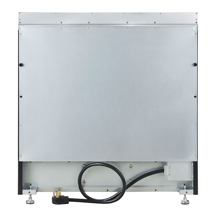 Forno Paolo 36-Inch Freestanding Electric Range with 5.44 Cu.Ft True Convection Oven in Black (FFSEL6011-36BLK)