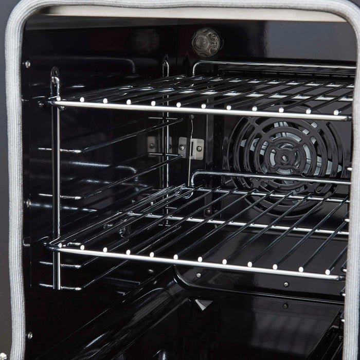 Forno Paolo 48-Inch Freestanding Electric Range with 6.7 Cu. Ft. True Convection Oven in Stainless Steel (FFSEL6011-48)