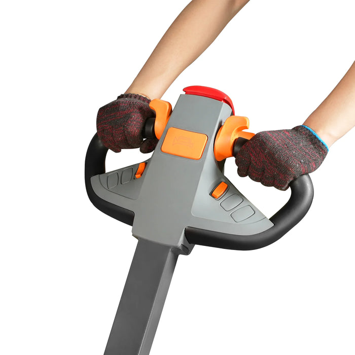 2640lbs Electric Straddle Stacker, 138" Lift,  Adjustable Legs & Forks — view 16