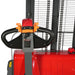 2640lbs Electric Straddle Stacker,  118" Lift,  Adjustable Legs & Fork — view 15