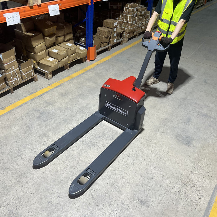 4400lbs Lithium-ion Electric Pallet Jack,  45"x27" Fork,  48V 50Ah Battery,  Walkie Type Truck,  EPT44
