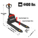 4400lbs Lithium-ion Electric Pallet Jack,  45"x27" Fork,  48V 30Ah Removable Battery,  Walkie Type Truck,  LPT44