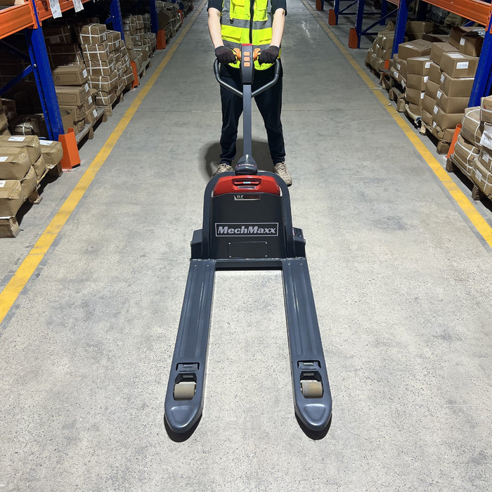 3300lbs Lithium-ion Electric Pallet Jack,  45"x27" Fork,  24V 40Ah Removable Battery,  Walkie Type Truck,  LPT33