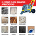 Tomahawk Power Electric Floor Scraper Vinyl Stripper Carpet Wood Floor Remover Scarifiers - Lifestyle View