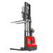 2640lbs Lithium-ion Electric Straddle Stacker,  118" Lift,  Adjustable Legs & Forks,  F26-118S