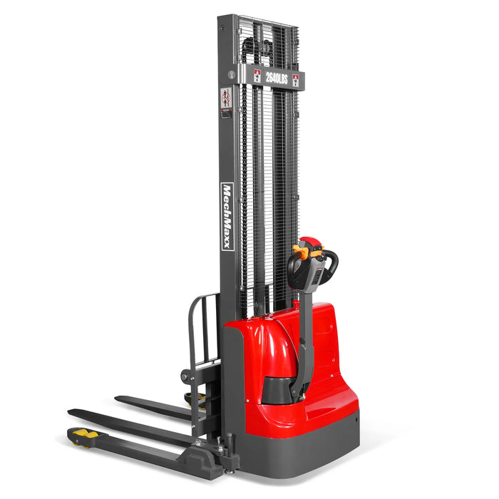 2640lbs Electric Straddle Stacker, 138" Lift,  Adjustable Legs & Forks — view 21
