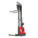2640lbs Electric Straddle Stacker,  98" Lift,  Adjustable Legs & Forks — view 30
