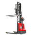 2640lbs Lithium-ion Electric Straddle Stacker,  98" Lift,  Adjustable Legs & Forks,  F26-98S