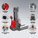 3300lbs Lithium-ion Electric Straddle Stacker,  98" Lift,  Adjustable Legs & Forks,  F33-98S