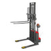 3300lbs Electric Straddle Stacker,  98" Lift,  Adjustable Legs & Forks — view 29
