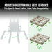 3300lbs Electric Straddle Stacker,  138" Lift,  Adjustable Legs & Fork — view 9