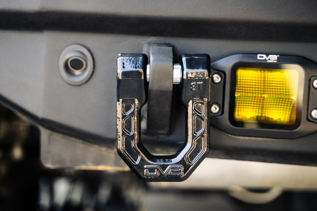 DV8 Offroad Elite Series 3/4" D-Ring Shackles Pair – installed on vehicle, image 2 of 20