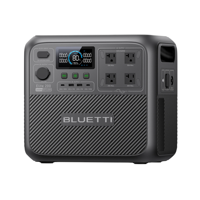 BLUETTI Elite 200 V2 Portable Power Station – 2,073.6Wh LiFePO4, 2,600W – image 3
