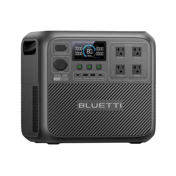 BLUETTI Elite 200 V2 Portable Power Station – 2,073.6Wh LiFePO4, 2,600W – image 2