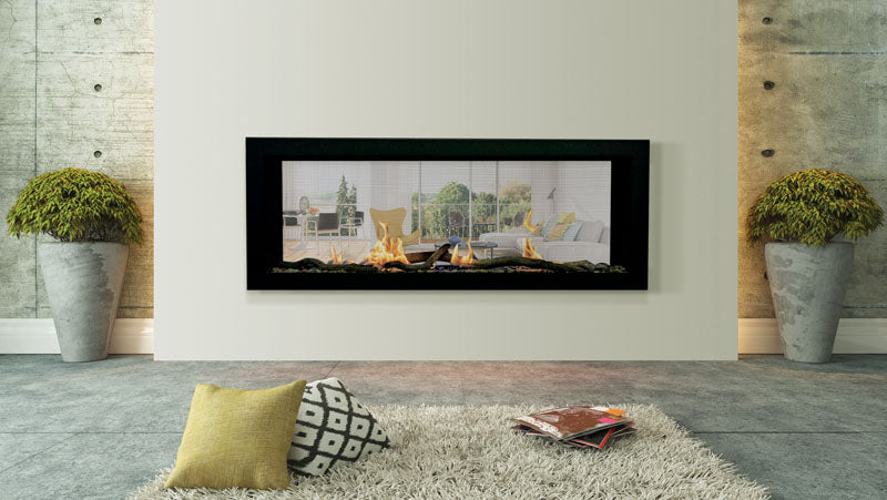 48" Gas Fireplace EMERSON-48-DELUXE-NG - angle view