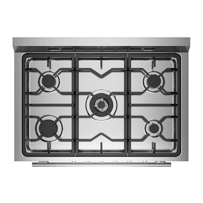 Empava EMPV-36GR12 5 burner gas cooktop surface with an 18000 BTU middle burner