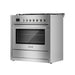 Empava EMPV-36GR12 gas range, right side view