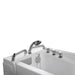 Empava 53" Freestanding Walk-in Soaking Bathtub with Left Drain EMPV-53WIT373 Empava