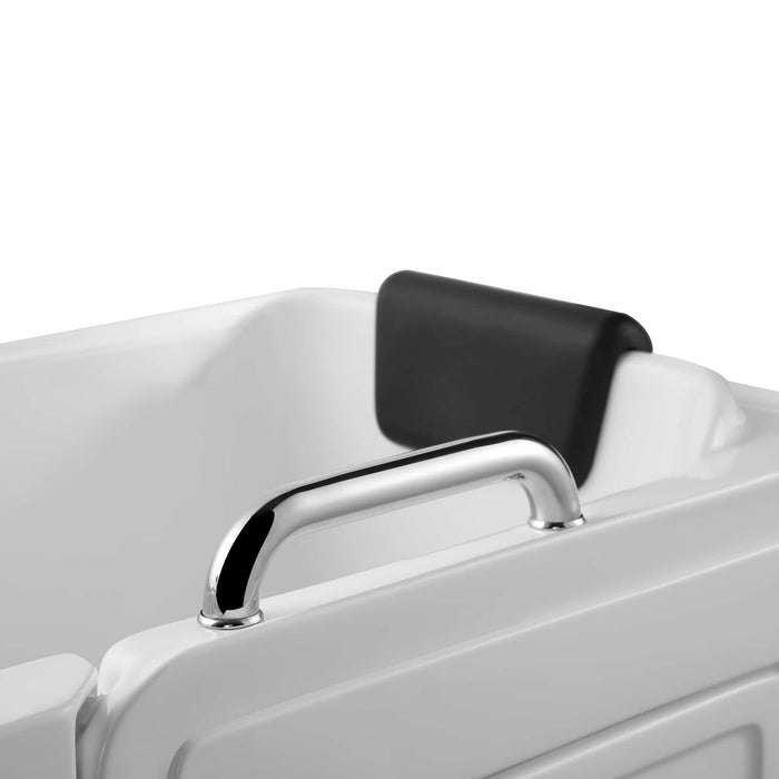Empava 53" Freestanding Walk-in Soaking Bathtub with Left Drain EMPV-53WIT373 Empava